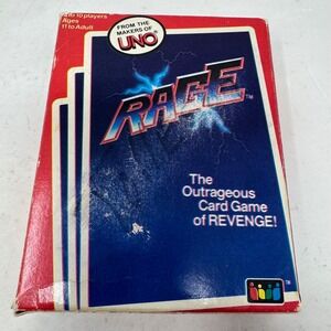 Vintage 1983 Rage Card Game International Games Makers of UNO Retro 01015